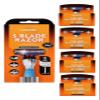 Aldi Lacura Men - 5 Blade Razor Advanced Shaving System + 4 x 5 Blade Razor Refills 4pk [Blade + Refill Set] [Imperfect Packaging] view 1