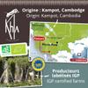 Khla - Set of Kampot Peppers Grinders & Salt - Organic Black Pepper, Red Pepper & Fleur de Sel - Rare & Grands Crus - Kampot Peppercorns Gift Box - Refillable Mills - Cambodia Origin view 4