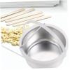 BELLIFFY Aluminum Wax Melting Inner Pot Non-Stick Wax Melt Container for Heater Hair Removal Tool Suitable for Professional Salon Use view 2