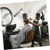 Beatifufu Adjustable Silicone Hair Fade Guide and Neckline Shaving Template Hair Cutting Guide Headband for Men Trimming at Home Black view 2
