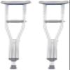 RajoNN Crutches for Adults Underarm Underarm Crutches for Adjustable Crutch Armpit Aluminum Alloy Non Slip Fracture Disabled Height Adjustable Elderly Cramps, 1Pcs M, Small Practical for (2pcs S) view 1