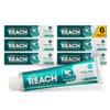 [6 Pack] Reach Total Care Toothpaste 150g, Fresh Mint, Contains Fluoride, Oral Hygiene, 12 Hours Freshens Breath, Fights Cavities, Improve Teeth Gum, Remove Enamel Plaque, Dental Care view 1