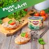 Chicken Liver Pate, by BUCEGI, Tinned Food Packaging (2 Pack, Pate Vegetal Cu Ardei 200g) view 2