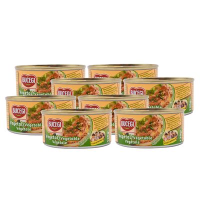 Chicken Liver Pate, by BUCEGI, Tinned Food Packaging (8 Pack, Vegeterian Pate 120g)