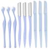 Face Razor Eyebrow Razors Face Shavers with Cover for Women 9PCS Dermaplaning Blades kit for Face Eyebrow Shaper Tool Hair Trimmer Facial Razors for Women view 1