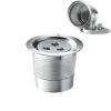 JOYSOG K Cup Reusable Coffee Pods for Ninja CFP201 CFP301 Dual Brew Pro Coffee Maker Machine Stainless Steel Refillable Filter Reusable Pod kit(Silver) view 1