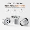 JOYSOG K Cup Reusable Coffee Pods for Ninja CFP201 CFP301 Dual Brew Pro Coffee Maker Machine Stainless Steel Refillable Filter Reusable Pod kit(Silver) view 2