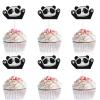 Cute Animal Panda Themed Kids Happy Birthday Cupcake Toppers Set of 18 - Here are the panda themed party, birthday party, baby shower party decorations that both boys and girls will love-LIANGSS view 1