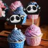 Cute Animal Panda Themed Kids Happy Birthday Cupcake Toppers Set of 18 - Here are the panda themed party, birthday party, baby shower party decorations that both boys and girls will love-LIANGSS view 4