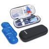 YOUSHARES Insulin Cooler Travel Case - Medicine Cool Bag Travel with 2 Ice Packs, Insulin Case for Diabetic Supplies (Black) view 1