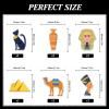 18-PCS Ancient Egypt Themed Happy Birthday Cupcake Toppers Set - This is an exquisite themed birthday party, baby shower party, Egyptian theme party pyramid, and mummy decoration view 2