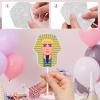 18-PCS Ancient Egypt Themed Happy Birthday Cupcake Toppers Set - This is an exquisite themed birthday party, baby shower party, Egyptian theme party pyramid, and mummy decoration view 3