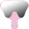 Mirror,Dental Mirror,Hand Mirror,with Handle Dental Mirror, Dentist Oral Hygiene Mouth Mirror,for Dental Office Hospital (Pink) view 1