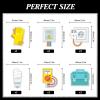 18 Pieces Featured and Funny Electrician Theme Happy Birthday Cupcake Toppers Set - Boys and Girls Birthday Party, Baby Shower Party, Electrician Theme Party Glitter, Electrician Tools Decoration view 2