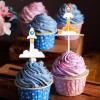 18-Piece Rocket Themed Happy Birthday Cupcake Toppers Set Kids Will Love - Great birthday party, baby shower party, jet themed party decorations for boys and girls - LIANGSS view 4