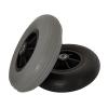 KWIBYBGS an Electric Wheelchair Accessory Tire Front Wheel Solid Wheel/Black view 4