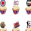 27 Stand Up D Day Remembrance War Themed Edible Wafer Paper Cake Toppers Decorations view 2