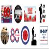27 Stand Up D Day Remembrance War Themed Edible Wafer Paper Cake Toppers Decorations view 4
