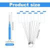 10pcs Shower Head Cleaning Tool, Shower Head Cleaner Picks with 10 Shower Head Cleaner Brush Gap Hole Anti-Clogging Cleaning Brush for Shower Head Nozzle (Blue) view 2