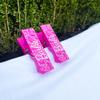 Official Barbie Beach Towel Clips, Strong Beach Chair Towel Clip Holder | Large Towel Pegs for Sunbeds Sun Loungers | Jumbo Clothes Laundry Pegs | 2 Pack | Pink view 3
