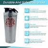 World's Best Dad, Best Dad Gifts, Father's Day Gift, 500ml Aluminium Shaker Bottle for Supplement Shakes - Easy Clean, Durable Cup. (Silver) view 4