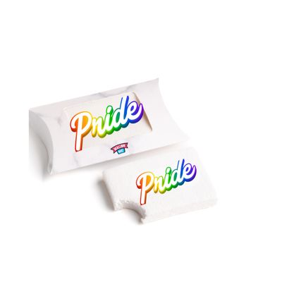 Mallow Me Proud with Pride Giant Marshmallow Gift Fun LGBTQ+ Pride Treat | Love Wins Vanilla Marshmallow | Unique Pride Celebration Gift | Ready-to-Gift Box