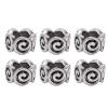50 Beard Beads Alloy Retro Wave Pattern Spacer Beads for Braids, Wedding, and Cosplay view 1