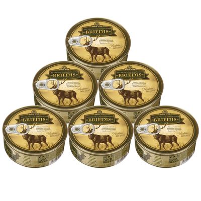 Baltic Wild Stewed Vension 250g, Meat Stew, Baltic Wild Flavours, Stewed Meat (6 Pack, Stewed Venison)