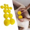 12x Silicone Vacuum Cup Silicone Cupping Accessory Professional Personal Care Efficient Strong Suction Silicone Can Puller, Yellow view 3