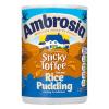 Ambrosia Sticky Toffee Rice Pudding, Creamy Ready-to-Eat Dessert, Made With West Country Milk, 400 g (Pack of 12 Cans) view 2