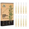 Isshah Bamboo Interdental Brushes, Between Teeth Cleaner Deep Clean Brush, 40 Count, Size 6, Large Gaps view 1
