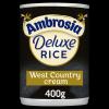 Ambrosia Deluxe Rice Pudding Cans, West Country Cream Dessert, Ready to Eat, Creamy & Indulgent, 400 g (Pack of 12) view 3