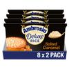 Ambrosia Deluxe Rice Pudding Salted Caramel Flavour, Ready-to-Eat Dessert, Made With West Country Cream, 2 x 110 g (Pack of 8 - Total 16 Pots) view 1