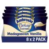 Ambrosia Deluxe Custard Pots, Madagascan Vanilla Flavour, Creamy Ready-to-Eat Dessert, 2 x 120 g (Pack of 8 - Total 16 Pots) view 1