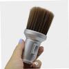 BIUDECO Neck Duster Brush Broken Hair Removal Hair Cleaning Brush Silver Barber Supplies view 2
