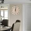 8in Wood Sauna Clock with Large Arabic Numerals, Easy to Read, Heat Resistant Sauna Accessory for Sauna Room Home Decor view 2