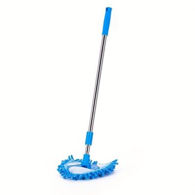 1pc triangle mop rotating chenille mop water absorbent glass cleaning household