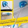 1pc triangle mop rotating chenille mop water absorbent glass cleaning household view 3