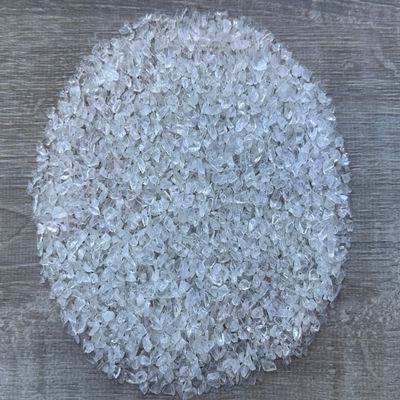 GAF TREASURES 2 oz Lot Citrine Semi Tumbled Gemstone Chips, Crushed Mini Crystals, Undrilled Crystal Chips (Clear Quartz)