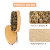 Bavooty Beard Brush for Men,Boar Bristle Beard,Boar Bristle Hair Brush,100% Boar Bristle Brush,Combing Beard,for Combing Beard Hair,Beard Care view 3