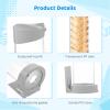 16 Restaurant Ice Cream Cone Dispenser, Fit for Most Cone & Waffle Cone on Market, Self Adhesive Wall Mount Cone Holder for Coffee Dounut Store Ice Cream Machine, Easy to Clean view 4