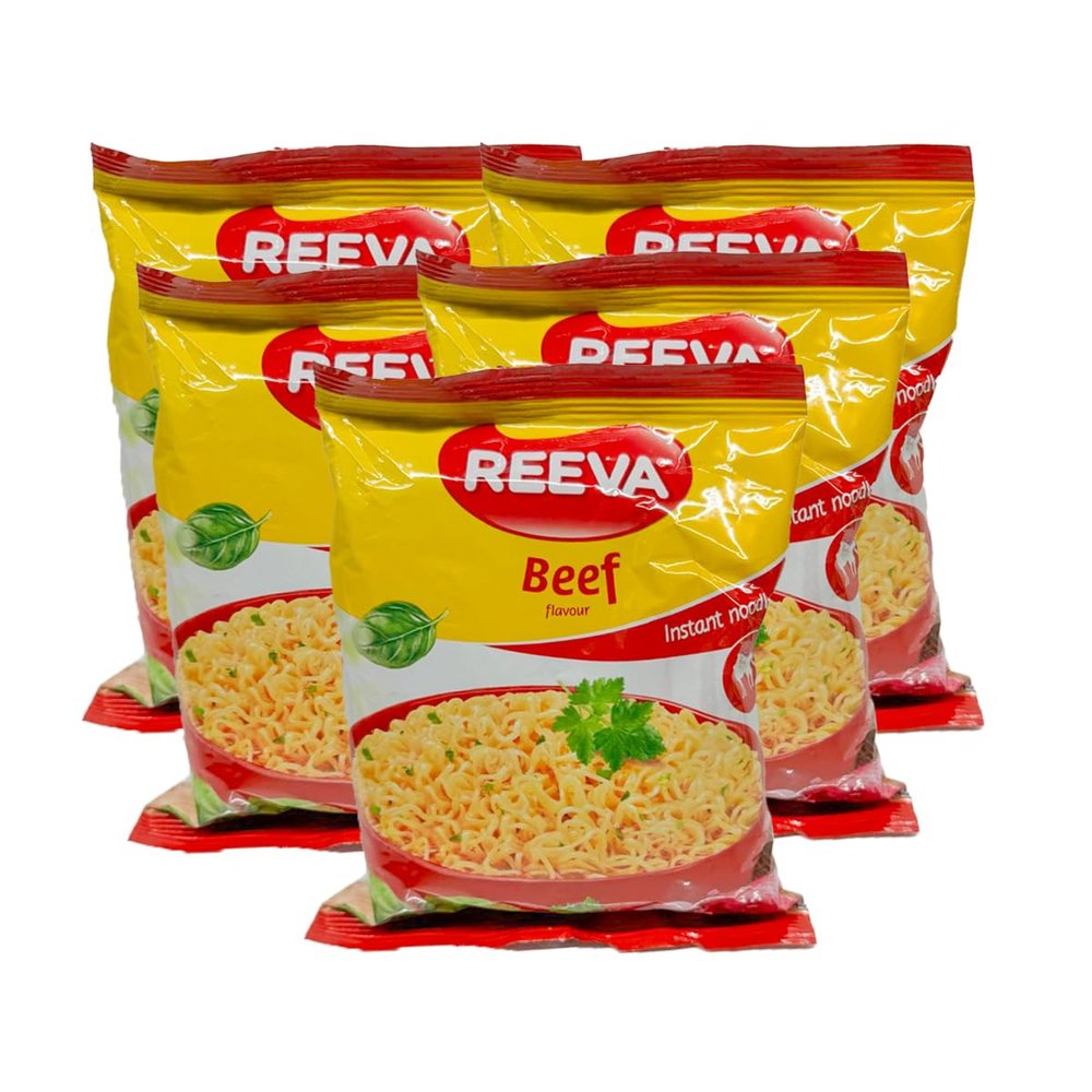 Instant Noodles, Delicious Flavours, Pasta Noodles, Enjoy the Delicious Meal with the Family, Quickly Prepare Lunch or Dinner (5 Pack, Pasta Noodles with Beef 60g)