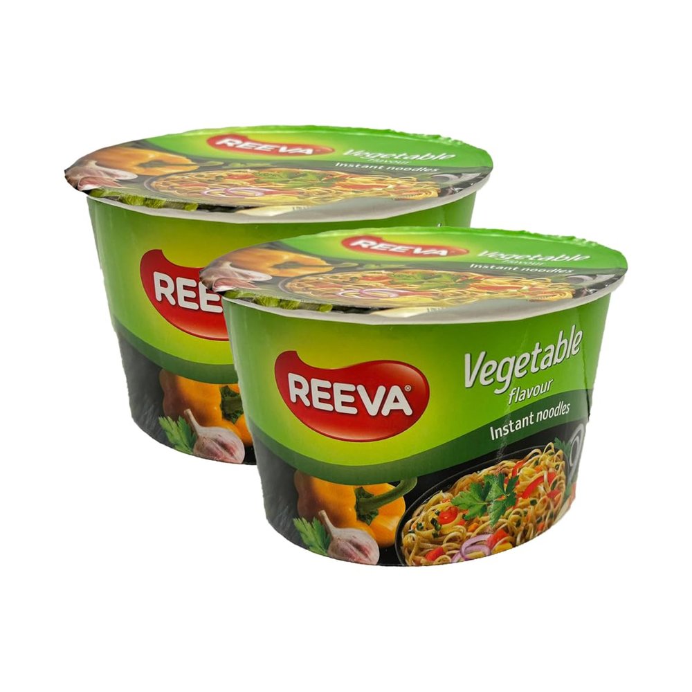 Instant Noodles, Delicious Flavours, Pasta Noodles, Enjoy the Delicious Meal with the Family, Quickly Prepare Lunch or Dinner (2 Pack, Luxury Noodles Vegetable 75g)