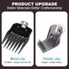 LOPHE 10 Pcs Hair Clipper Guards Cutting Guides for Hair Clipper with Metal Clip, from 1/16 Inch to 1 Inch (1.5-25mm), Hair Clipper Limit Replacement Comb for Hairdressing Salons and Home, Multi-Color view 4