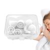 1 Pairs Ear Plugs, Soft Silicone Ear Plugs for Sleep, Noise Cancelling Ear Plugs - Noise Reduction, Waterproof, Reusable 33dB Ear Plugs for Sleeping, Swimming, Studying, Working, Travel, Concert view 3