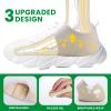 Plantar Fasciitis Gel Heel Protectors - Bukihome Heel Cups for Women Men Heels Spur Pain Relief - Heel Inserts Pads for Achilles Tendinitis Dry Cracked Heel Support Cushion, Large, UK Size 8-13 view 3