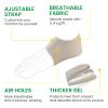 Plantar Fasciitis Gel Heel Protectors - Bukihome Heel Cups for Women Men Heels Spur Pain Relief - Heel Inserts Pads for Achilles Tendinitis Dry Cracked Heel Support Cushion, Large, UK Size 8-13 view 4