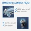 6000/SH60 Replacement razor head blades compatible with Philips 5000 series men's electric shaver replacement heads S6000 S6670 S5066 S6840... view 4