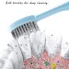 2024 New 3 in 1 Portable Travel Toothbrush with Travel Case,Reusable Folding Travel Soft Toothbrush,Lightweight Extra Soft Bristles Built-in Refillable Toothpaste Tube Set (White, One Size) view 4