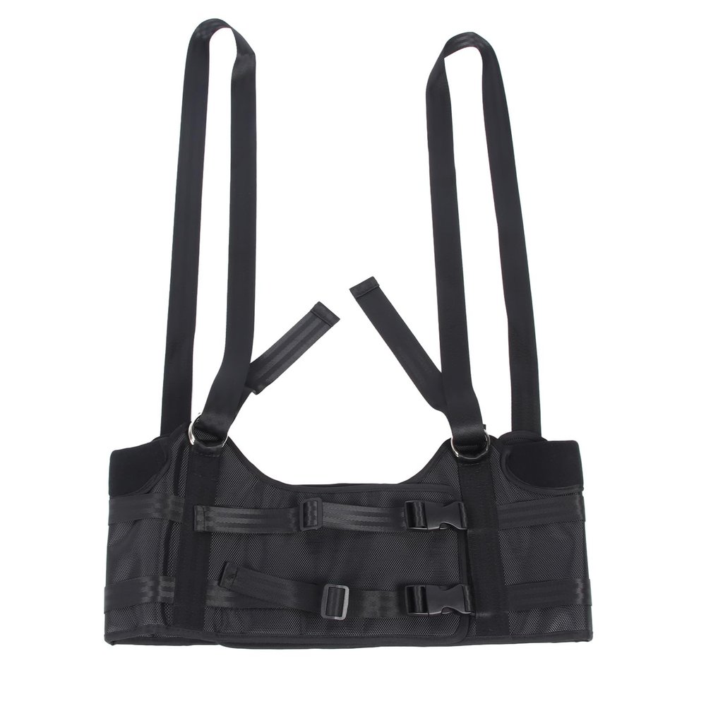 TYTOGE Back Stretcher Hanging Spinal Decompression Harness Back Alignment Device Decompressor Back Belt Lumbar Traction for Home Use 38.6 to 42.9in Waist